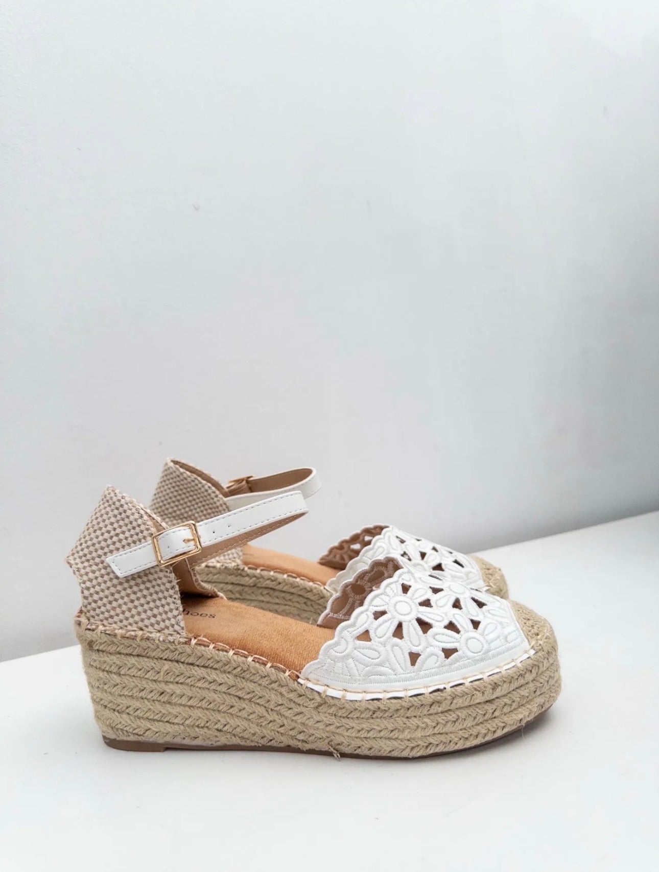 Esparteña Kate Blanca