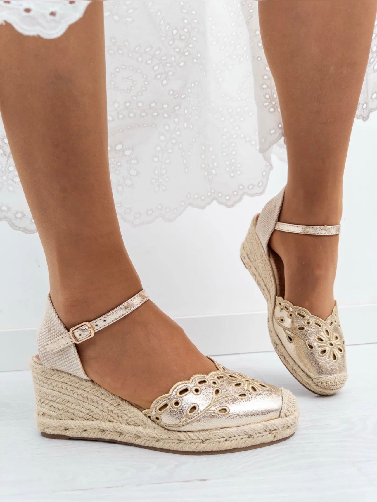 Esparteña Malva Dorada