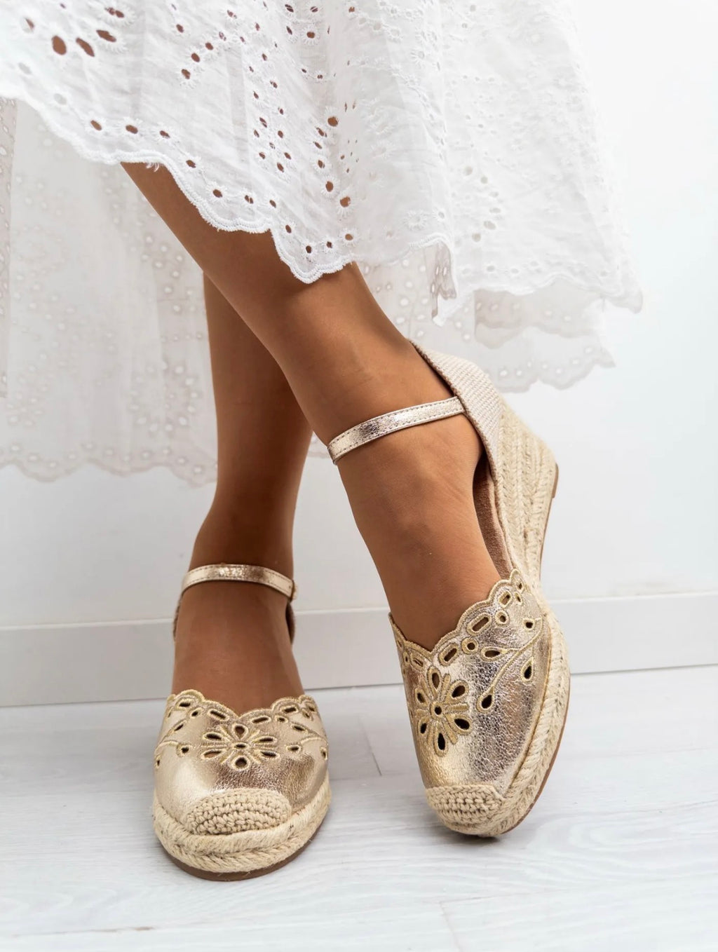 Esparteña Malva Dorada