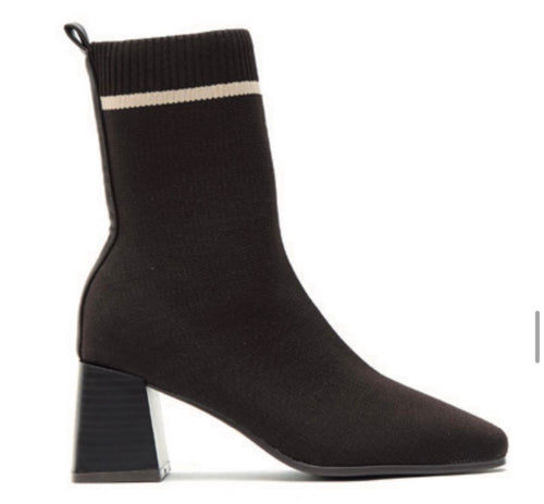 Botín Calcetín Ada Marrón