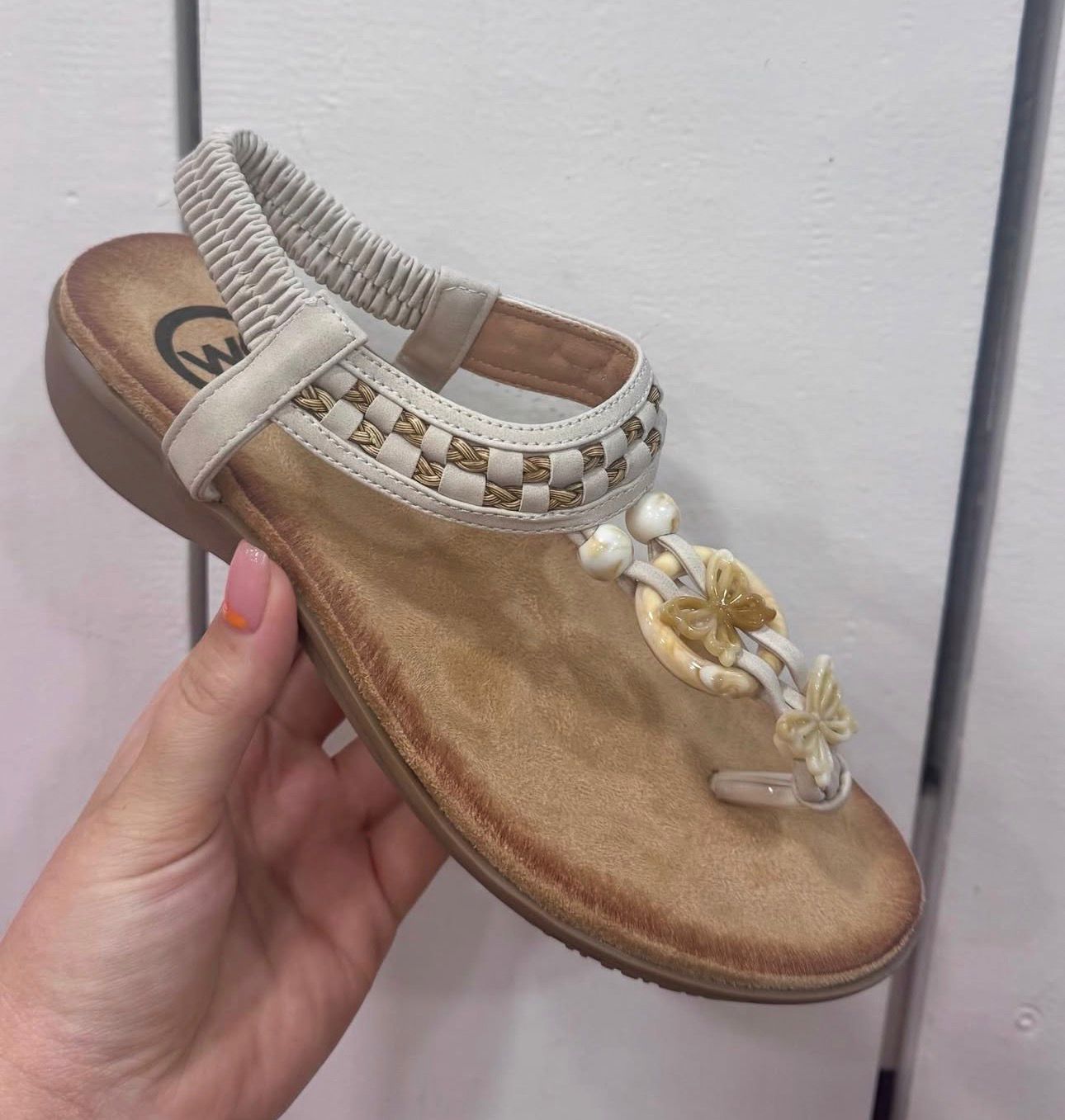 Sandalia Selene Beige