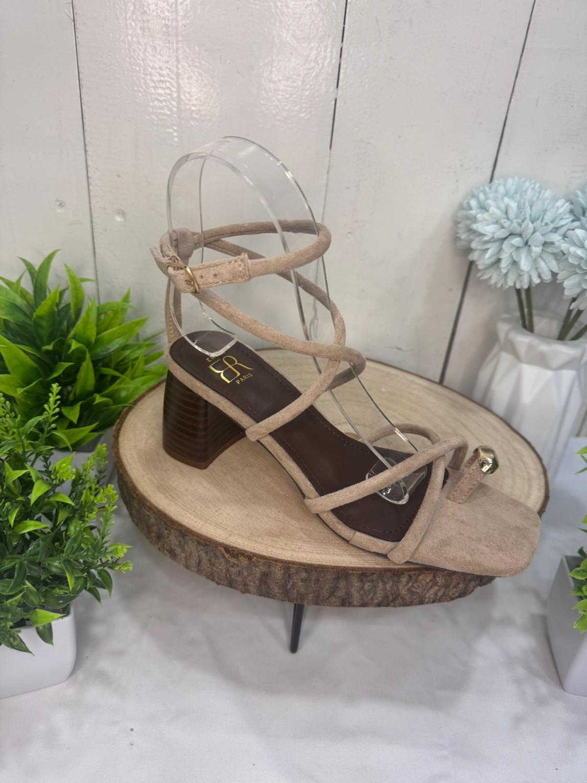 Tacón Yoana Taupe