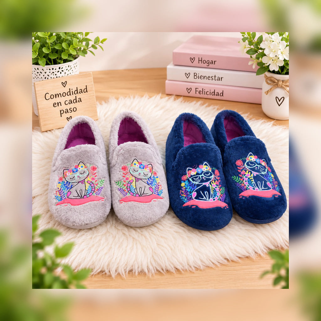 Zapatillas de Casa Cerrada