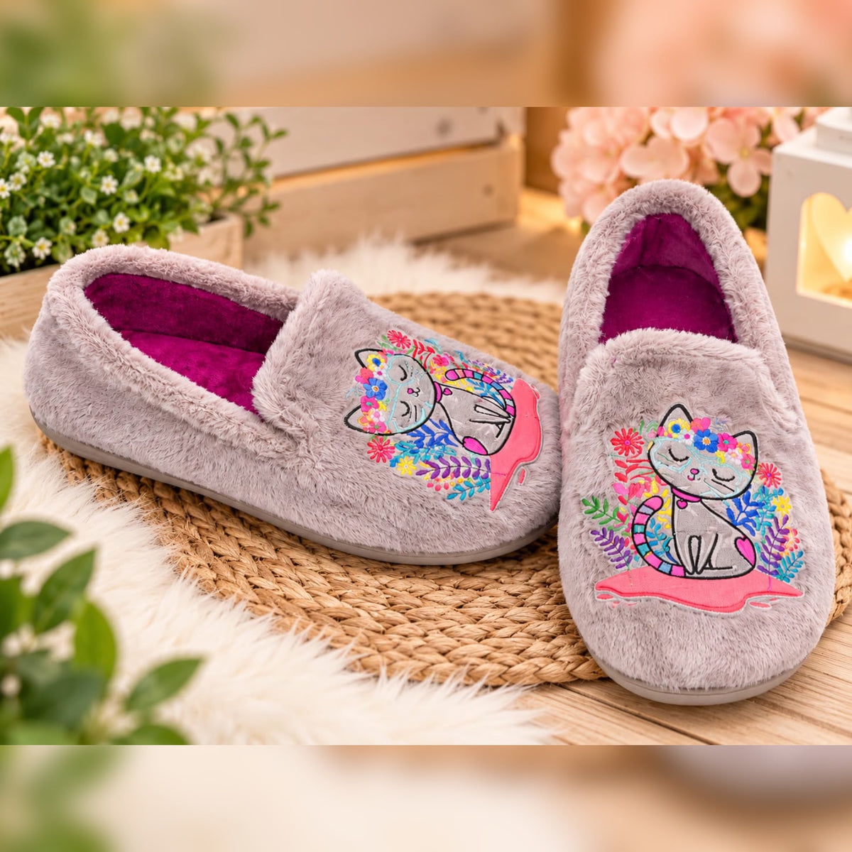 Zapatillas de Casa Cerrada