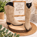 Bota Cowboy Beige