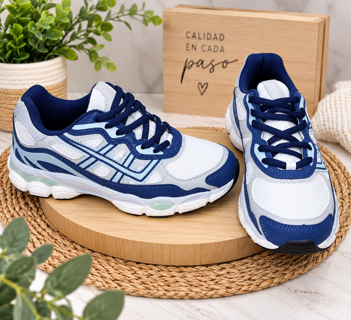 Zapatillas Asic Azul